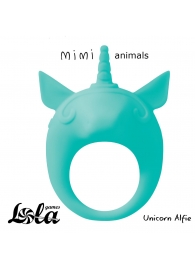 Зеленое эрекционное кольцо Unicorn Alfie - Lola Games - в Люберцах купить с доставкой