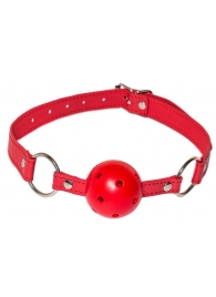 Красный кляп-шарик Firecracker - Lola Games - купить с доставкой в Люберцах