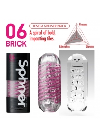 Мастурбатор SPINNER Brick - Tenga - в Люберцах купить с доставкой