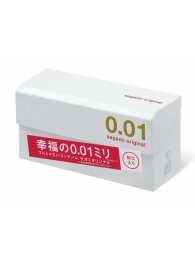 Супер тонкие презервативы Sagami Original 0.01 - 10 шт. - Sagami - купить с доставкой в Люберцах