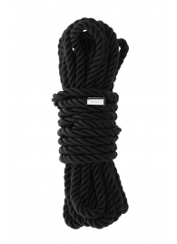 Черная веревка для шибари DELUXE BONDAGE ROPE - 5 м. - Dream Toys - купить с доставкой в Люберцах