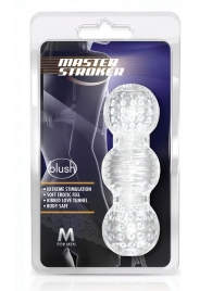 Прозрачный фигурный мастурбатор Master Stroker - Blush Novelties - в Люберцах купить с доставкой