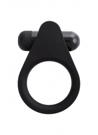 Черное эрекционное виброкольцо Brid с шипиками - A-toys - в Люберцах купить с доставкой