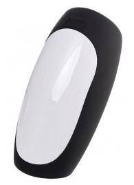 Черно-белый перезаряжаемый мастурбатор Erotist Hailstorm - Erotist Adult Toys - в Люберцах купить с доставкой