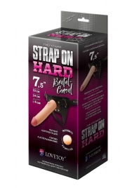 Пояс-трусики с насадкой Hard brutal-consul - 19 см. - LOVETOY (А-Полимер) - купить с доставкой в Люберцах