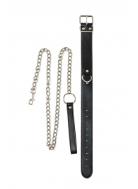 Черный ошейник с поводком Wild - Lola Games - купить с доставкой в Люберцах