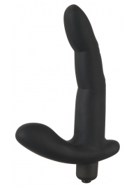 Черный вибромассажер простаты Naughty Finger Prostate Vibe - 13,8 см. - Orion - в Люберцах купить с доставкой