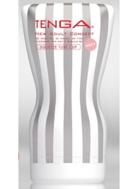 Мастурбатор TENGA Squeeze Tube Cup Soft - Tenga - в Люберцах купить с доставкой