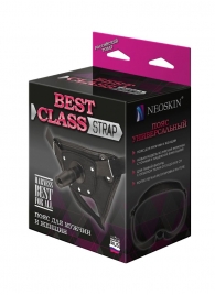 Черный пояс для насадок BEST CLASS STRAP - LOVETOY (А-Полимер) - купить с доставкой в Люберцах