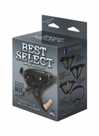 Пояс HARNESS BEST SELECT с вагинальной пробкой - LOVETOY (А-Полимер) - купить с доставкой в Люберцах