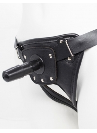 Черный пояс для насадок CLASS STRAP Restyling - LOVETOY (А-Полимер) - купить с доставкой в Люберцах