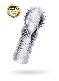 Прозрачная рельефная насадка на палец Hicks - 8,5 см. - A-toys