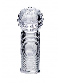 Прозрачная рельефная насадка на палец Ricol - 8 см. - A-toys