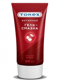 Смазка на водной основе TOREX  Спелая вишня  - 50 мл. - Torex - купить с доставкой в Люберцах