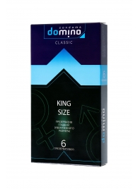 Презервативы увеличенного размера DOMINO Classic King size - 6 шт. - Domino - купить с доставкой в Люберцах