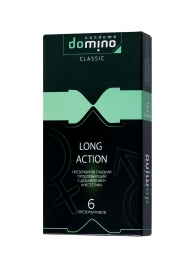Презервативы с пролонгирующим эффектом DOMINO Classic Long action - 6 шт. - Domino - купить с доставкой в Люберцах