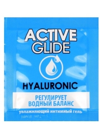 Лубрикант на водной основе Active Glide с гиалуроновой кислотой - 3 гр. - Биоритм - купить с доставкой в Люберцах