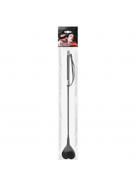 Черный стек с наконечником-сердечком - 54 см. - Notabu - купить с доставкой в Люберцах