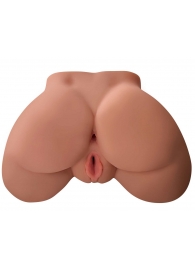 Кофейный мастурбатор-полуторс Perfect Ass Masturbator - Pipedream - в Люберцах купить с доставкой