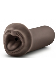 Коричневый мастурбатор-ротик Naughty Nicole - Blush Novelties - в Люберцах купить с доставкой