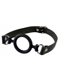 Черный кляп-рамка на регулируемых ремешках - Sitabella - купить с доставкой в Люберцах