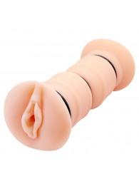 Телесный вибромастурбатор-вагина Michelle - Baile - в Люберцах купить с доставкой