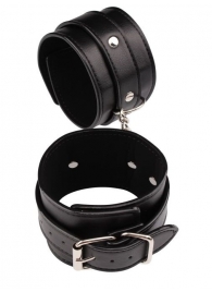 Черные оковы Classic Ankle Cuffs - Chisa - купить с доставкой в Люберцах