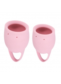 Набор из 2 розовых менструальных чаш Magnolia - Lola Games - купить с доставкой в Люберцах