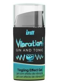 Жидкий интимный гель с эффектом вибрации Vibration! Gin   Tonic - 15 мл. - INTT - купить с доставкой в Люберцах