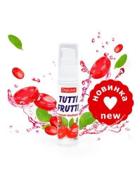 Гель-смазка Tutti-frutti со вкусом барбариса - 30 гр. - Биоритм - купить с доставкой в Люберцах