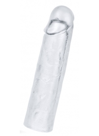 Прозрачная насадка-удлинитель Flawless Clear Penis Sleeve Add 1 - 15,5 см. - Lovetoy - в Люберцах купить с доставкой