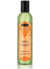 Массажное масло Naturals Tropical Mango с ароматом манго - 236 мл. - Kama Sutra - купить с доставкой в Люберцах