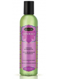 Массажное масло Naturals Island Passion Berry с ароматом тропических фруктов - 236 мл. - Kama Sutra - купить с доставкой в Люберцах
