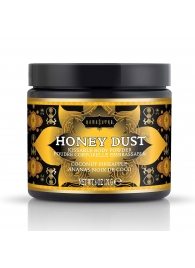 Пудра для тела Honey Dust Body Powder с ароматом кокоса и ананаса - 170 гр. - Kama Sutra - купить с доставкой в Люберцах