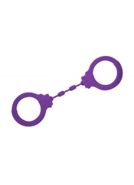 Фиолетовые силиконовые поножи Limitation - Lola Games - купить с доставкой в Люберцах