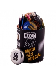 Текстурированные презервативы в кейсе MAXUS So Much Sex - 100 шт. - Maxus - купить с доставкой в Люберцах
