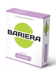 Классические презервативы Bariera Classic - 3 шт. - Bariera - купить с доставкой в Люберцах