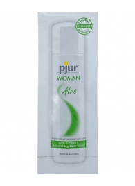 Лубрикант на водной основе pjur WOMAN Aloe - 2 мл. - Pjur - купить с доставкой в Люберцах