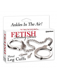 Металлические наручники Metal Leg Cuffs - Pipedream - купить с доставкой в Люберцах