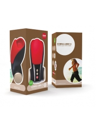 Чёрно-красный вибромастурбатор Cobra Libre 2 - Fun Factory - в Люберцах купить с доставкой