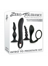 Набор стимуляторов простаты Intro To Prostate Kit - Zero Tolerance - в Люберцах купить с доставкой
