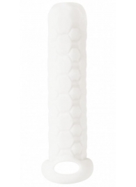 Белый фаллоудлинитель Homme Long - 13,5 см. - Lola Games - в Люберцах купить с доставкой