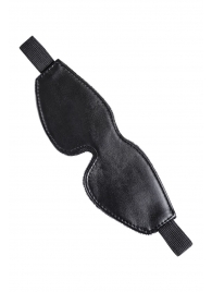 Черная маска Anonymo из искусственной кожи - ToyFa - купить с доставкой в Люберцах