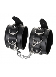 Черные оковы Anonymo из искусственной кожи - ToyFa - купить с доставкой в Люберцах