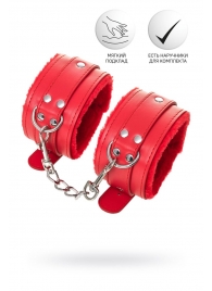 Красные оковы Anonymo из искусственной кожи - ToyFa - купить с доставкой в Люберцах