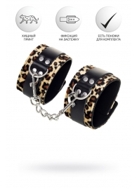 Наручники Anonymo с анималистическим принтом - ToyFa - купить с доставкой в Люберцах