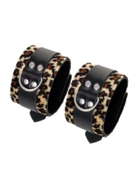 Наручники Anonymo с анималистическим принтом - ToyFa - купить с доставкой в Люберцах