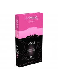 Презервативы с точками и рёбрышками DOMINO Classic Extase - 6 шт. - Domino - купить с доставкой в Люберцах