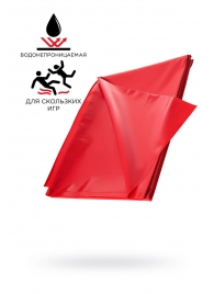 Красная простыня для секса из ПВХ - 220 х 200 см. - ToyFa - купить с доставкой в Люберцах