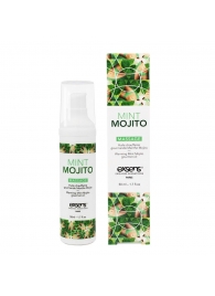 Разогревающее массажное масло с ароматом мохито Gourmet Mint Mojito - 50 мл. - Exsens - купить с доставкой в Люберцах